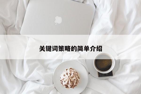 關(guān)鍵詞策略的簡單介紹