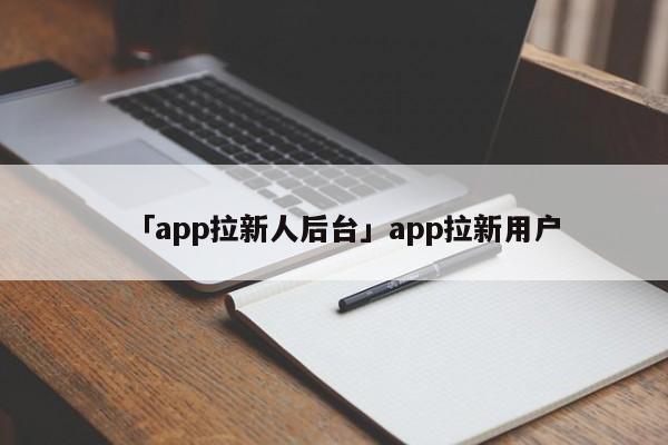 「app拉新人后臺」app拉新用戶